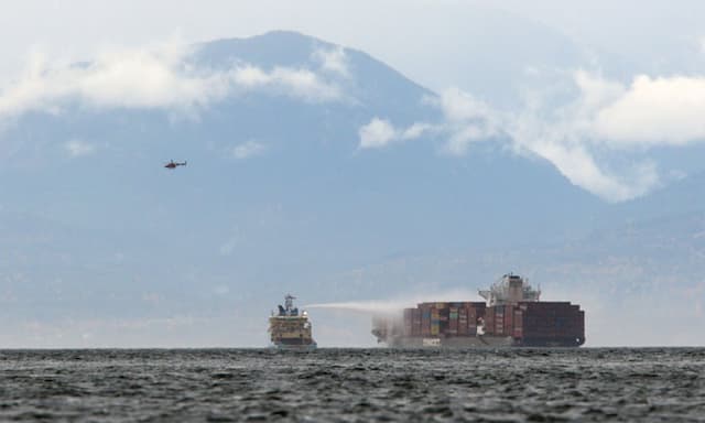 TSB to release report on ship fire and containers lost off B.C.'s coast - https://cdn.connectfm.ca/B.C.s-coast.jpg