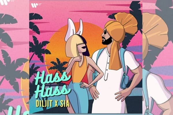 diljit-dosanjh-and-sia-releases-their-collaboration-hass-hass