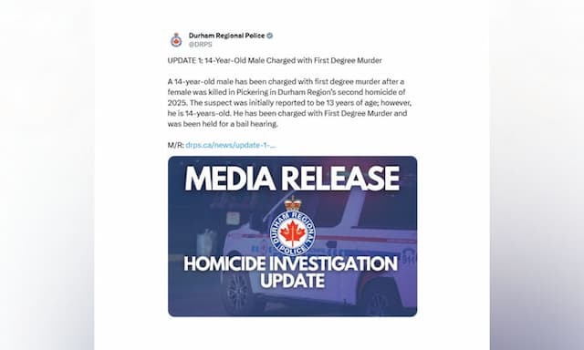 Boy, 14, charged with murder in attack on senior in Pickering, Ont., police say - https://cdn.connectfm.ca/durham-regional-police.jpg