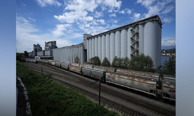 Picket lines go up as strike begins at six grain terminals in Metro Vancouver - https://cdn.connectfm.ca/strike_2024-09-24-161952_rhau.jpg