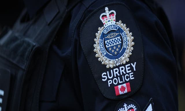 A fatal collision in Surrey on Christmas Day killed one woman:  police - https://cdn.connectfm.ca/surry-police.jpg